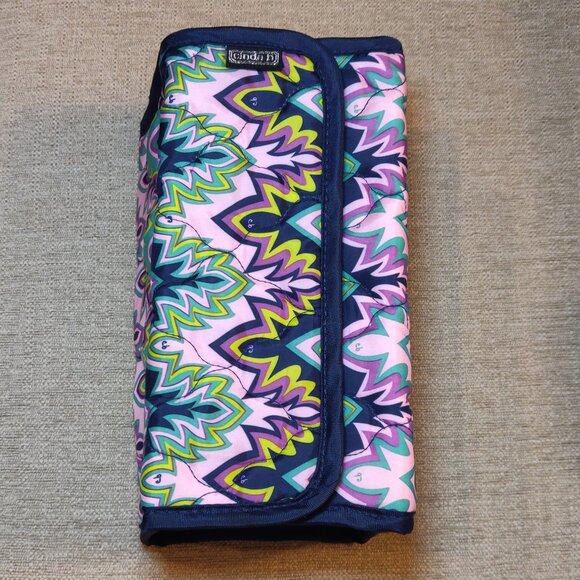Cinda b Cosmetic Case In Midnight Calypso NEW WITHOUT TAGS - Picture 1 of 6